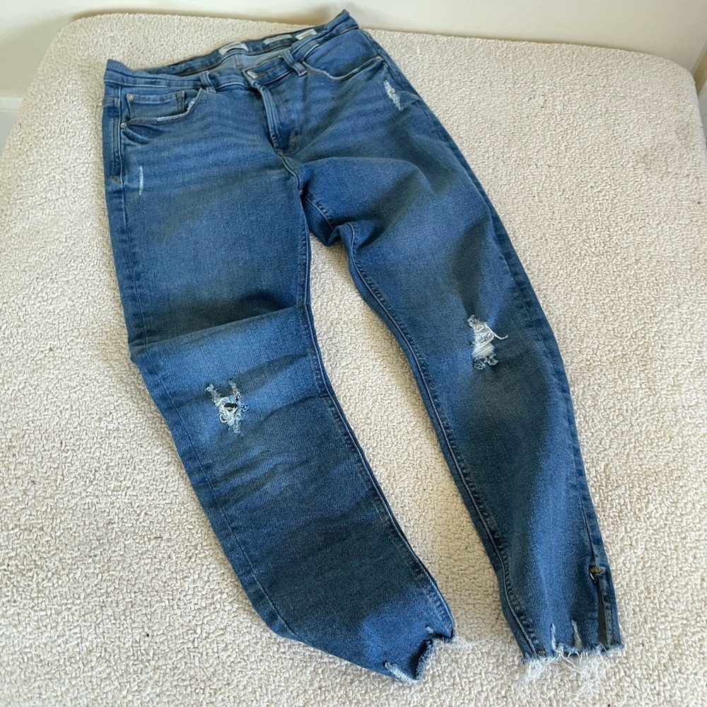 Kensie Blue high rise skinny denim  Jeans with STRECH size 10/30